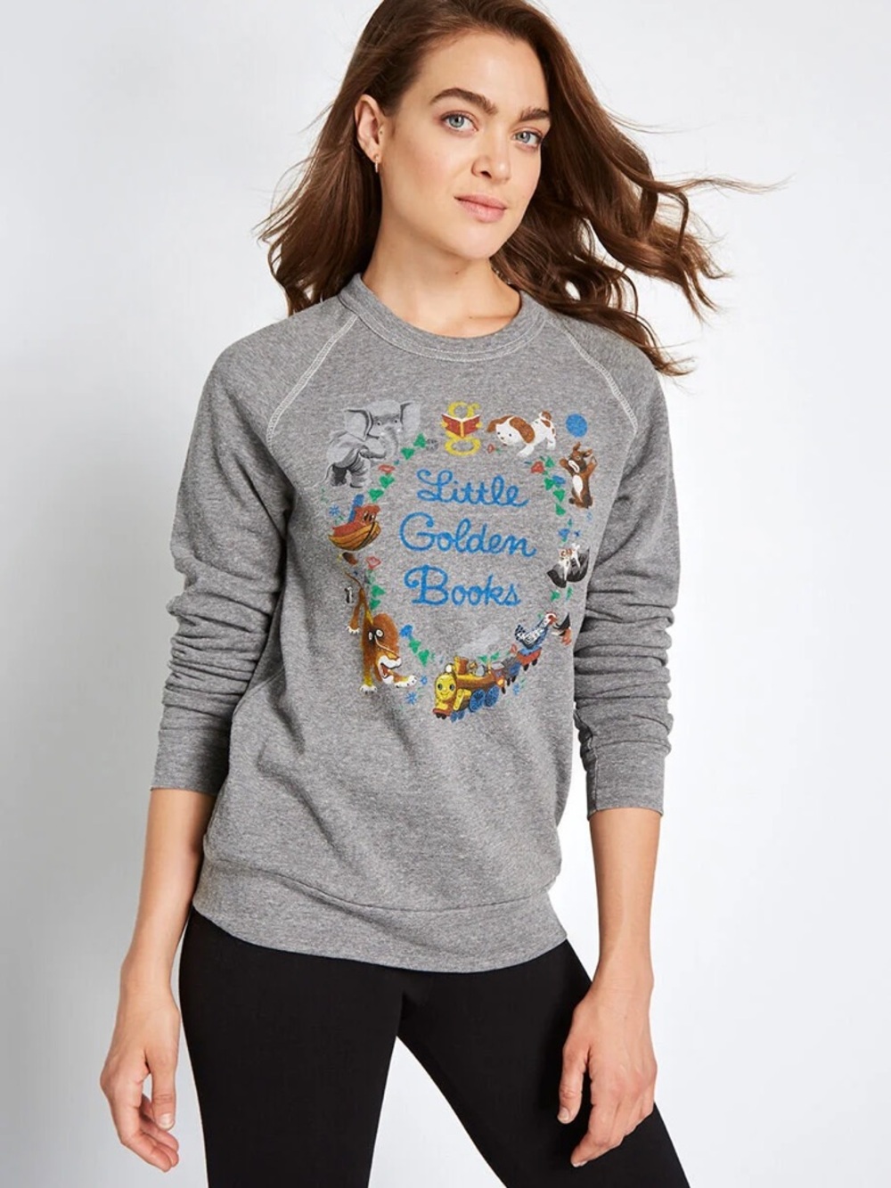 Out of Print Gray "Little Golden Books" Graphic Sweatshirt